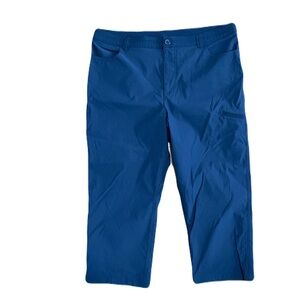 EDDIE BAUER OUTDOOR Tech Blue Capri Pants